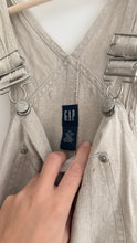 Load image into Gallery viewer, Vintage 90s linen gap overalls