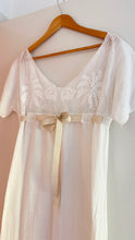 Load image into Gallery viewer, Edwardian cotton macrame dress