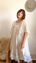 Load image into Gallery viewer, Vintage 70s gauze dress
