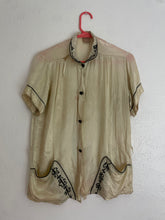 Load image into Gallery viewer, Vintage 40s satin top-mint satin