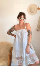 Load image into Gallery viewer, Signature Collection- strapless cotton crochet dress/skirt