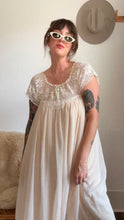 Load image into Gallery viewer, Edwardian crochet floral dress