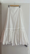 Load image into Gallery viewer, Edwardian cotton skirt