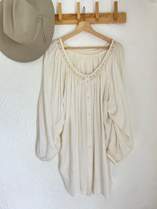 Vintage white mini dress