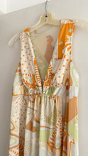 Load image into Gallery viewer, Vintage psychedelic maxi dress