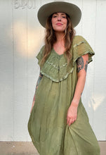 Load image into Gallery viewer, Vintage over dyed gauze dress