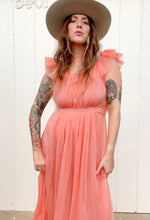 Load image into Gallery viewer, Vintage flutter sleeve dress