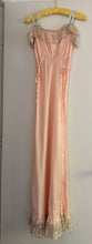 Load image into Gallery viewer, Vintage 1930s bias cut silk tie gown