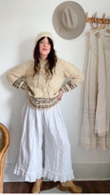 Load image into Gallery viewer, Vintage cozy wool hand knit hoodie
