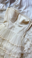 Load image into Gallery viewer, Vintage 1950s ivory tulle cupcake dress