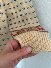 Load image into Gallery viewer, Vintage wool floral cardigan