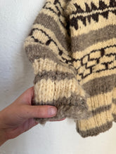 Load image into Gallery viewer, Vintage cowichan knit sweater