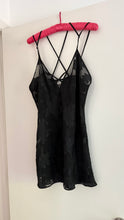 Load image into Gallery viewer, Vintage black mini dress
