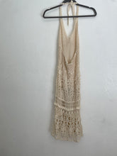 Load image into Gallery viewer, Vintage crochet halter dress
