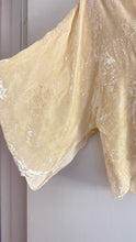 Load image into Gallery viewer, Antique velvet lace blouse