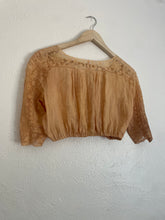 Load image into Gallery viewer, Edwardian hand dyed reworked top