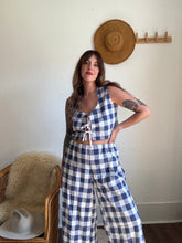 Load image into Gallery viewer, Signature Collection-Blue gingham set