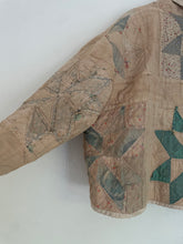 Load image into Gallery viewer, The Jesse quilt coat - cropped/hand dyed
