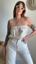 Load image into Gallery viewer, Antique silk strapless top