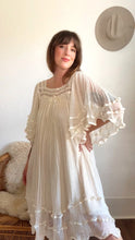 Load image into Gallery viewer, Vintage 70s gauze dress