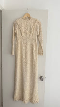 Load image into Gallery viewer, Vintage 70s lace maxi