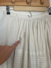 Load image into Gallery viewer, Edwardian cotton lace skirt
