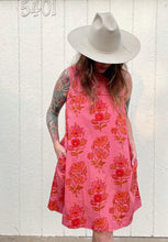 Load image into Gallery viewer, Vintage 60s hand dyed dress