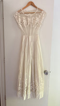 Load image into Gallery viewer, Edwardian white floral lace dress