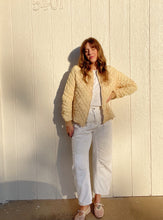 Load image into Gallery viewer, Vintage beige thermal liner jacket