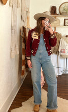 Load image into Gallery viewer, Vintage 40s 50s letterman jacket