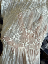 Load image into Gallery viewer, Vintage Edwardian lace dress