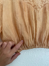 Load image into Gallery viewer, Edwardian hand dyed reworked top