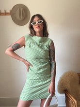 Load image into Gallery viewer, Vintage checkerprint mini dress
