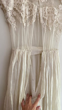 Load image into Gallery viewer, Edwardian white floral lace dress