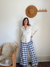 Load image into Gallery viewer, Vintage satin fringe top