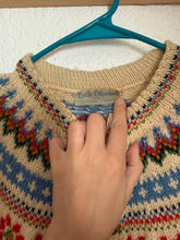 Load image into Gallery viewer, Vintage wool floral cardigan