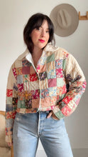 Load image into Gallery viewer, Signature Collection-cropped feedsack quilt coat