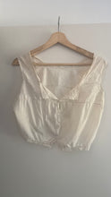 Load image into Gallery viewer, Edwardian cotton corset cover