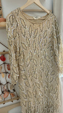 Load image into Gallery viewer, Vintage silk beaded dress