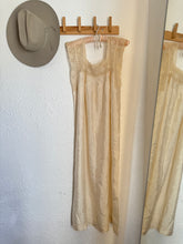 Load image into Gallery viewer, Antique silk + lace dress