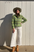 Load image into Gallery viewer, Vintage cropped plaid coat