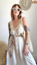 Load image into Gallery viewer, Antique silk lace dress
