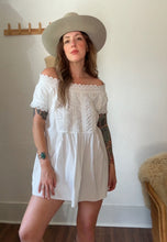 Load image into Gallery viewer, Edwardian reworked mini dress