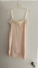 Load image into Gallery viewer, Antique silk and lace chemise
