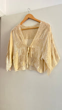 Load image into Gallery viewer, Antique velvet lace blouse
