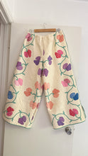 Load image into Gallery viewer, Signature Collection-Floral applique quilt pants