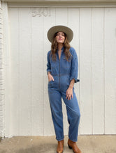 Load image into Gallery viewer, Vintage denim jumpsuit