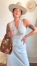 Load image into Gallery viewer, Vintage 1930s/40s blue gown
