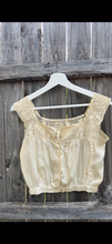 Load image into Gallery viewer, Edwardian silk corset cover