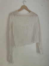 Load image into Gallery viewer, Edwardian cotton lace blouse